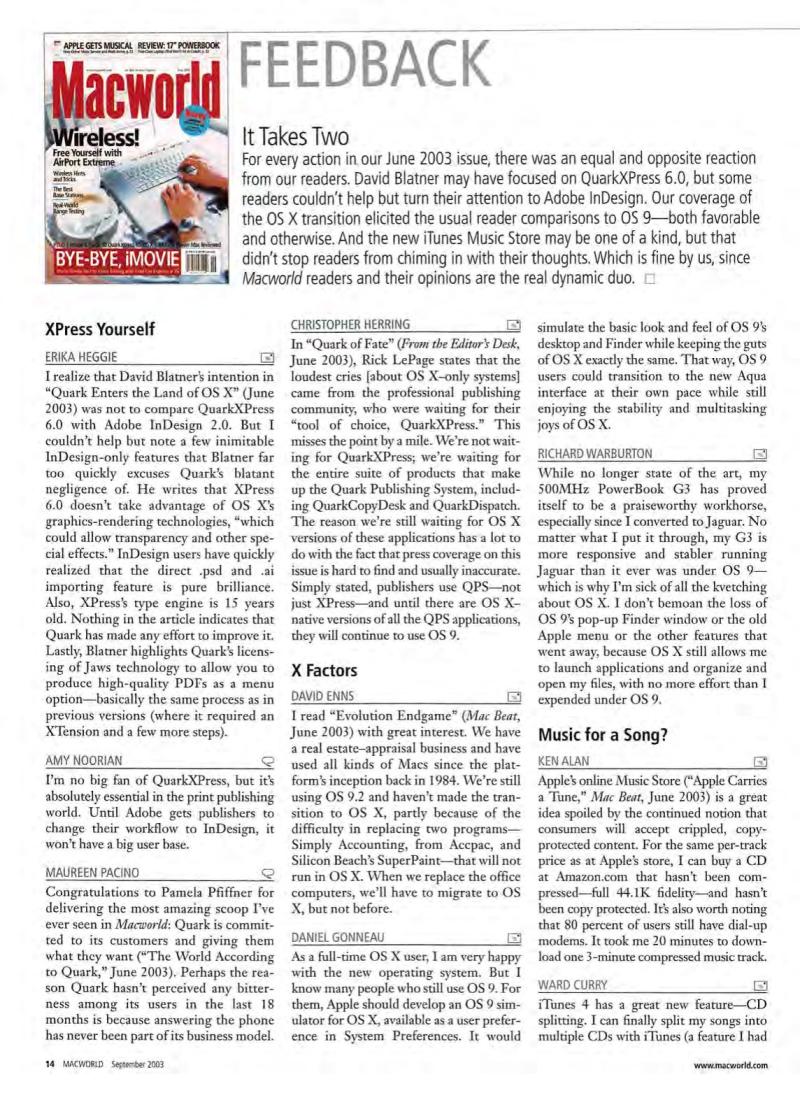 MacWorld0309September2003 — page 16