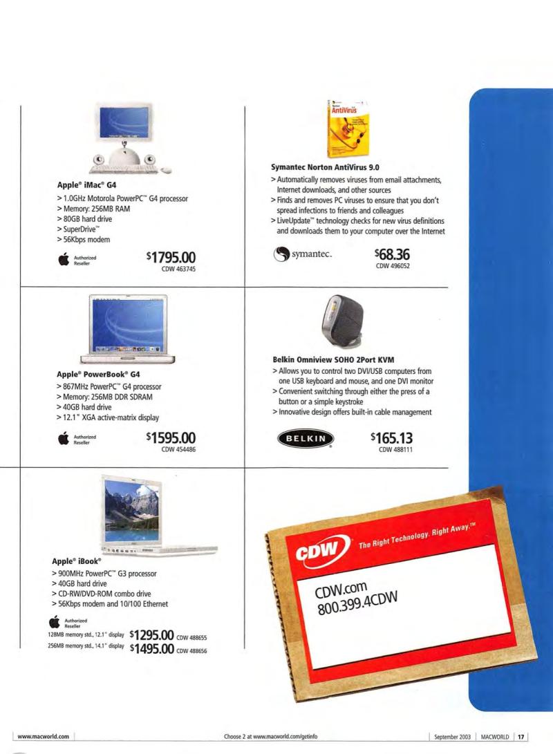 MacWorld0309September2003 — page 19