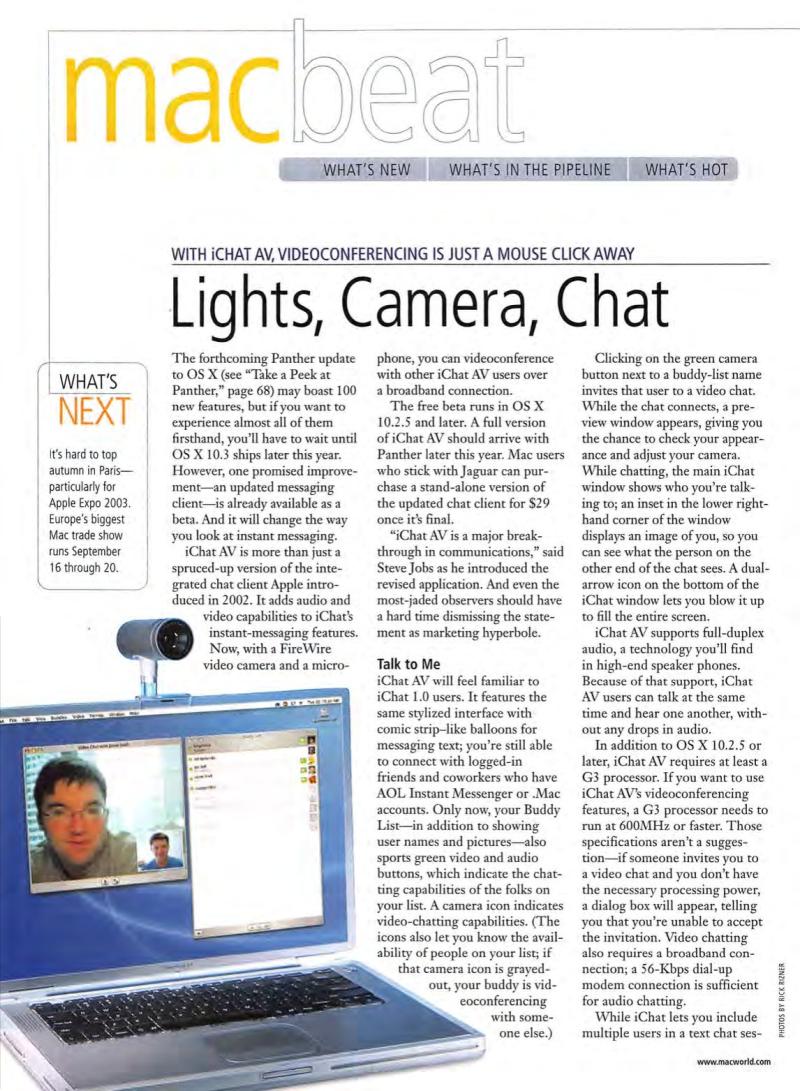 MacWorld0309September2003 — page 20