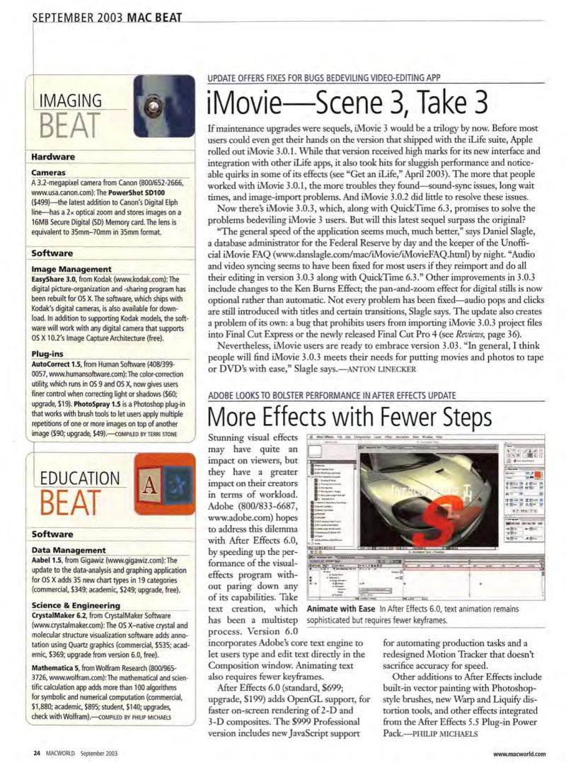 MacWorld0309September2003 — page 26
