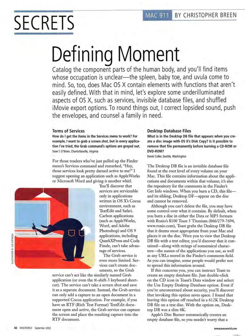 MacWorld0309September2003 — page 84