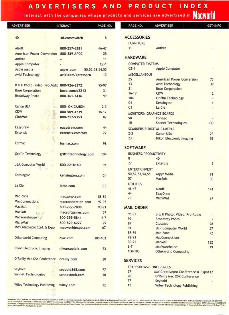 MacWorld0309September2003 — page 88