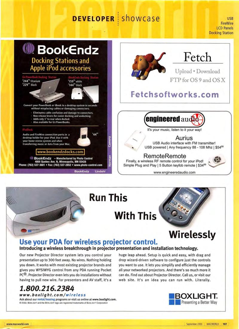 MacWorld0309September2003 — page 109