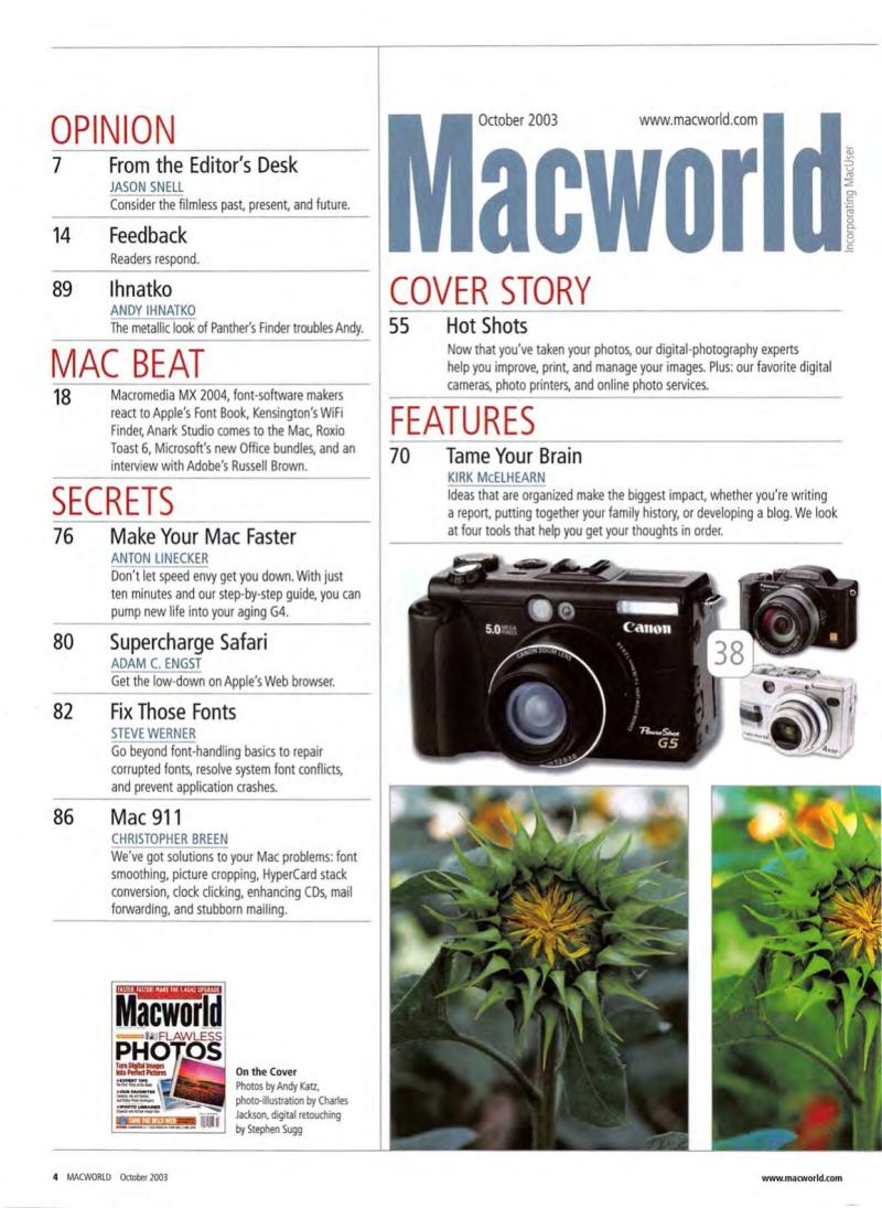 MacWorld0310October2003 — page 6
