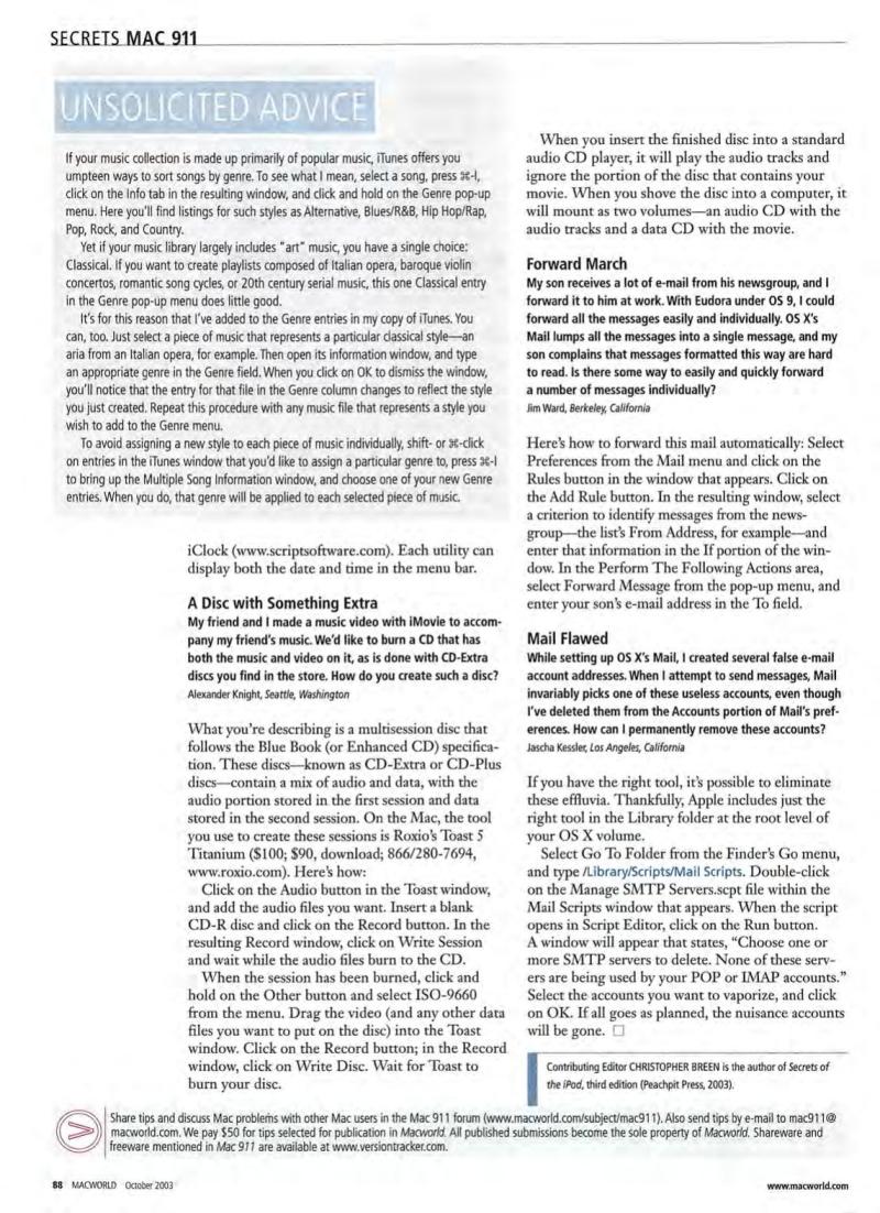 MacWorld0310October2003 — page 90