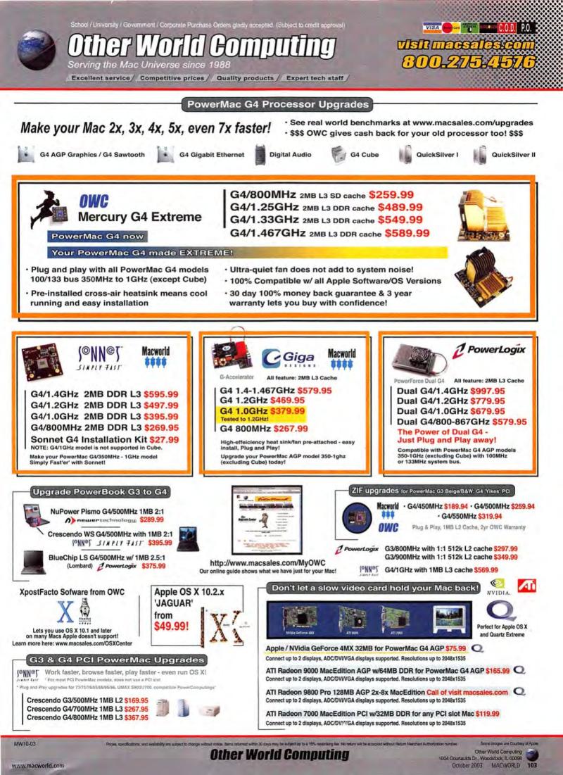 MacWorld0310October2003 — page 109