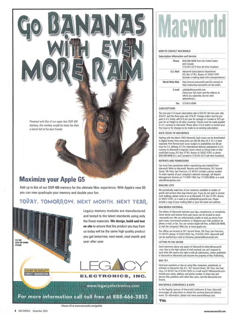 MacWorld0311November2003 — page 10