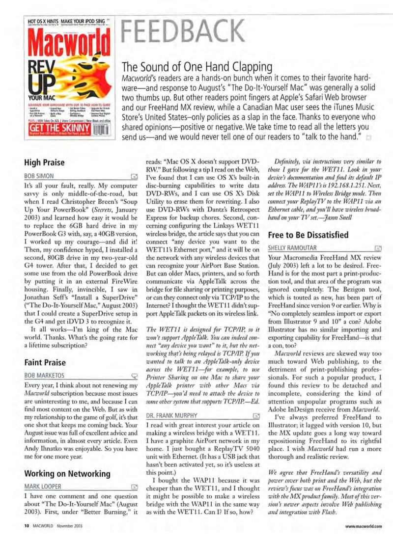 MacWorld0311November2003 — page 12