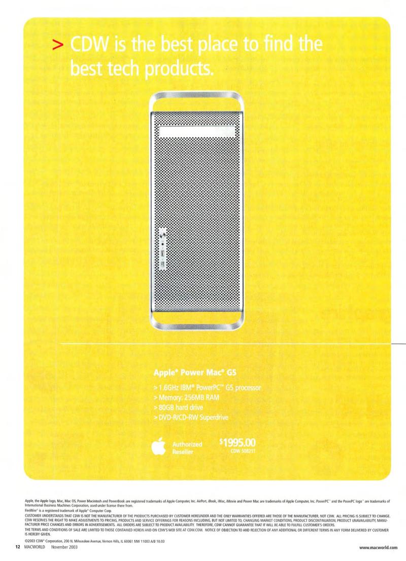 MacWorld0311November2003 — page 14