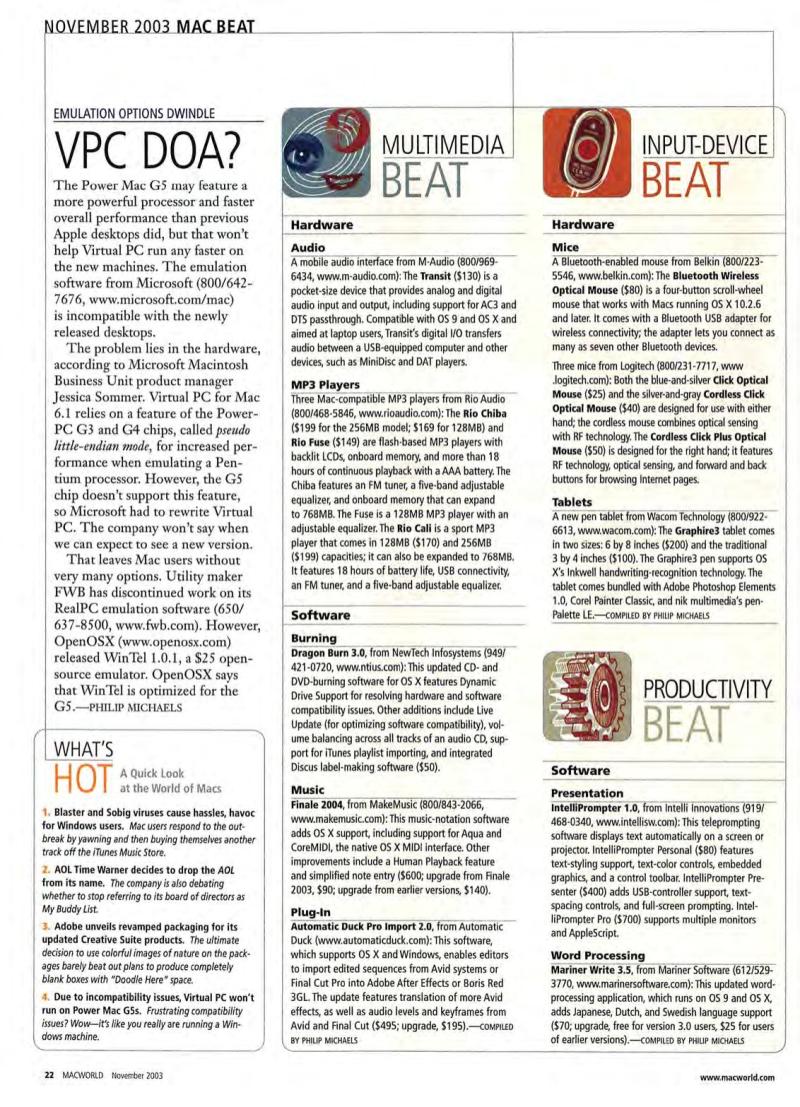 MacWorld0311November2003 — page 24