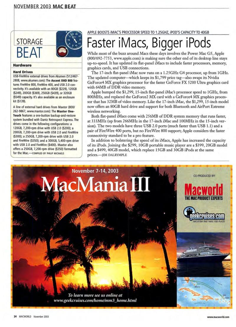 MacWorld0311November2003 — page 26