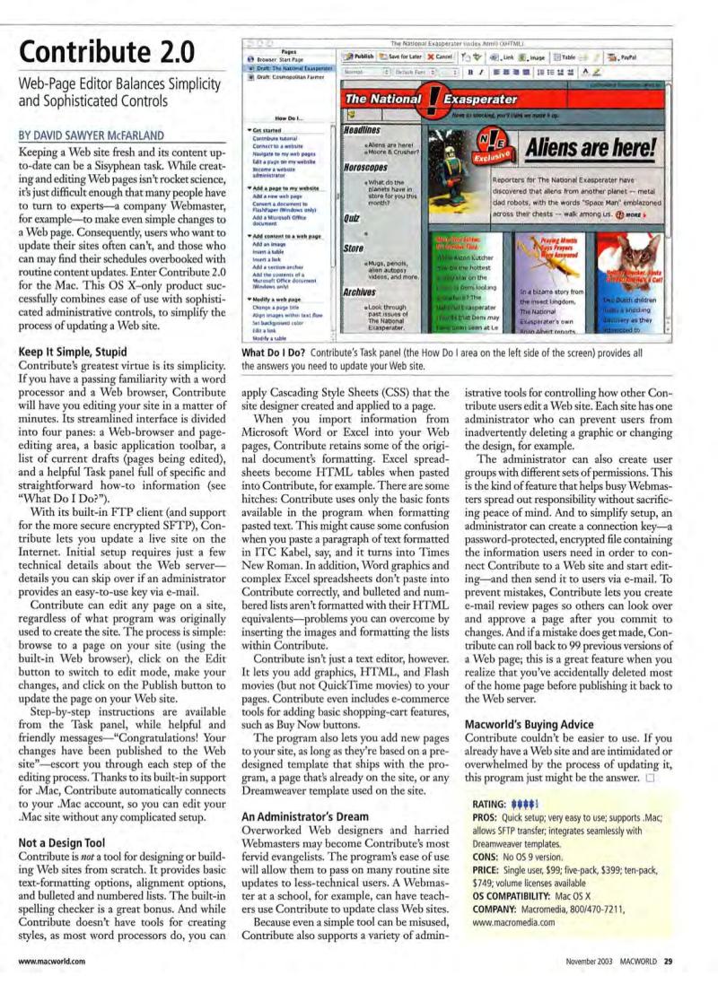 MacWorld0311November2003 — page 31