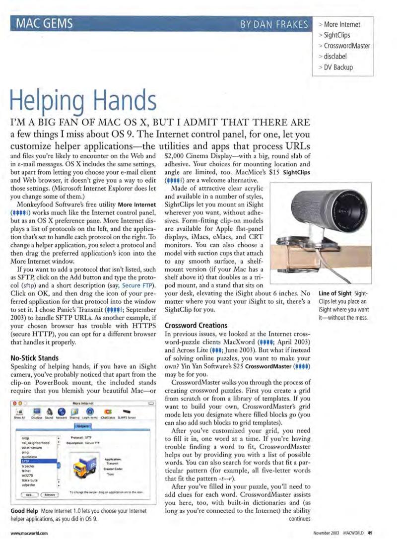 MacWorld0311November2003 — page 51