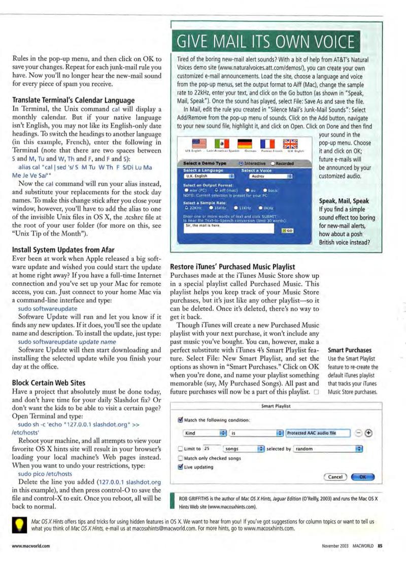 MacWorld0311November2003 — page 87