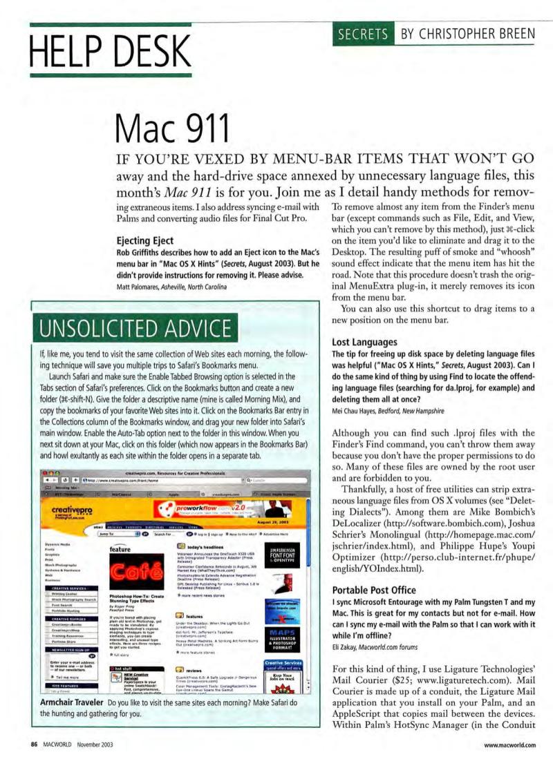 MacWorld0311November2003 — page 88