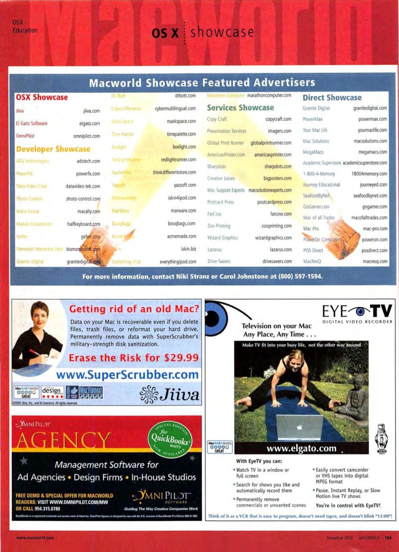 MacWorld0311November2003 — page 106