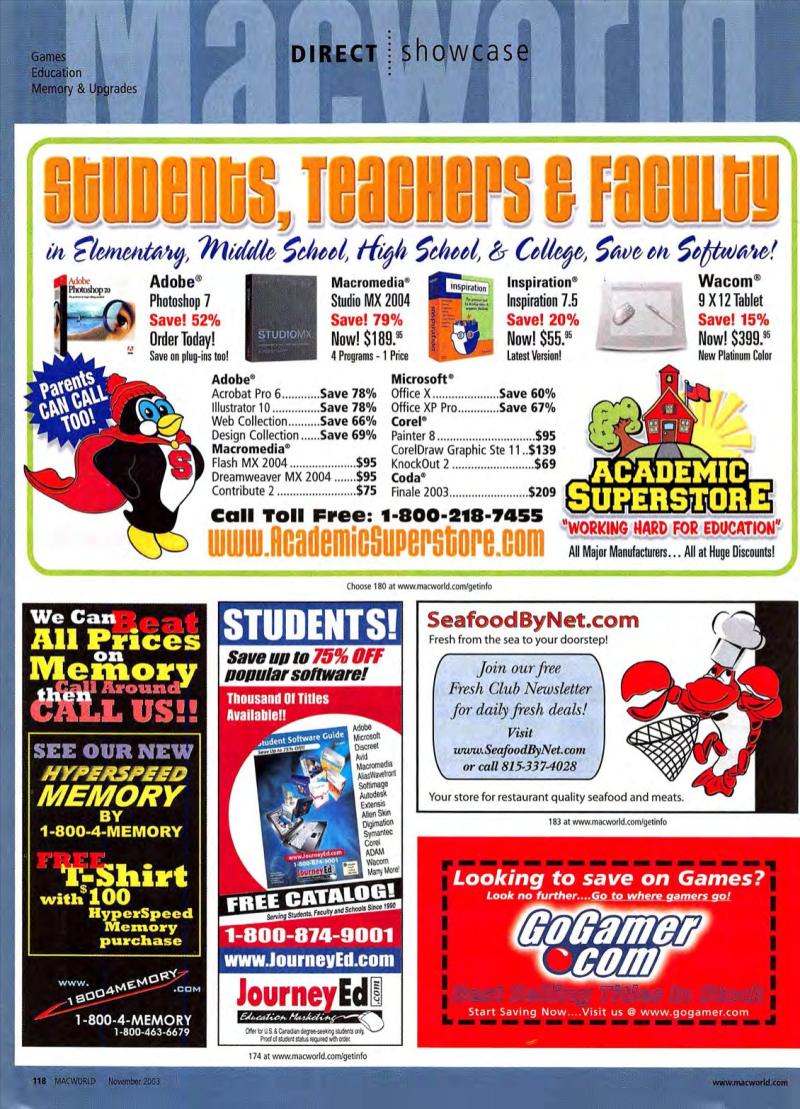 MacWorld0311November2003 — page 120