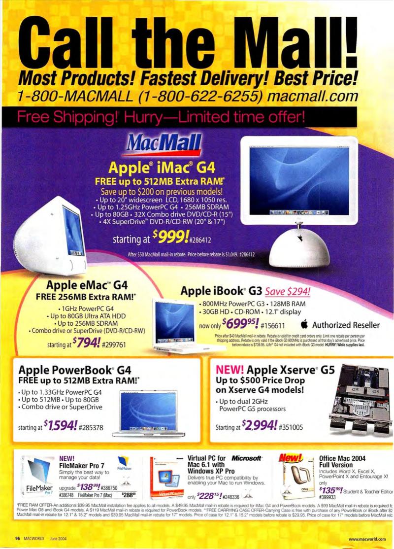 MacWorld0406June2004 — page 98