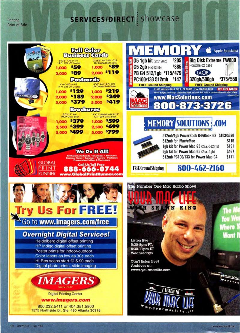 MacWorld0406June2004 — page 118