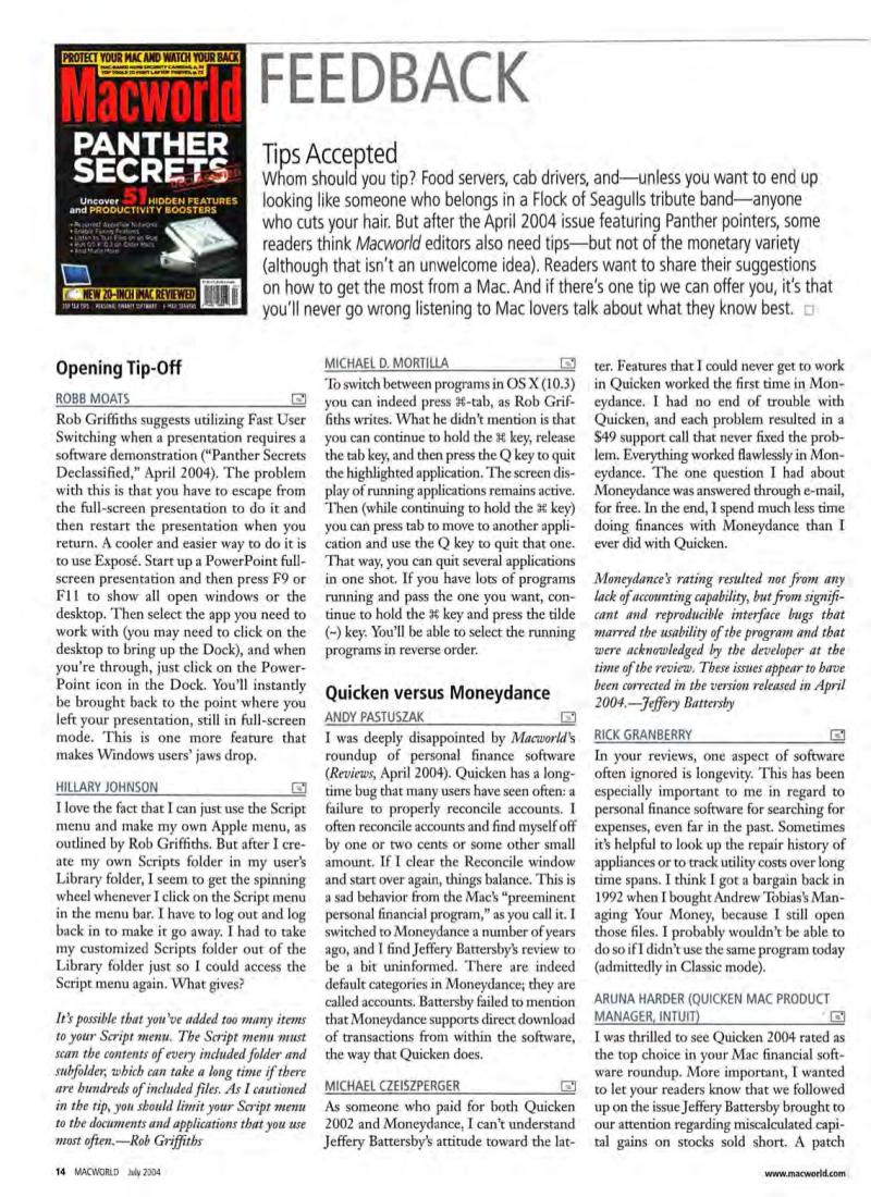 MacWorld0407July2004 — page 16