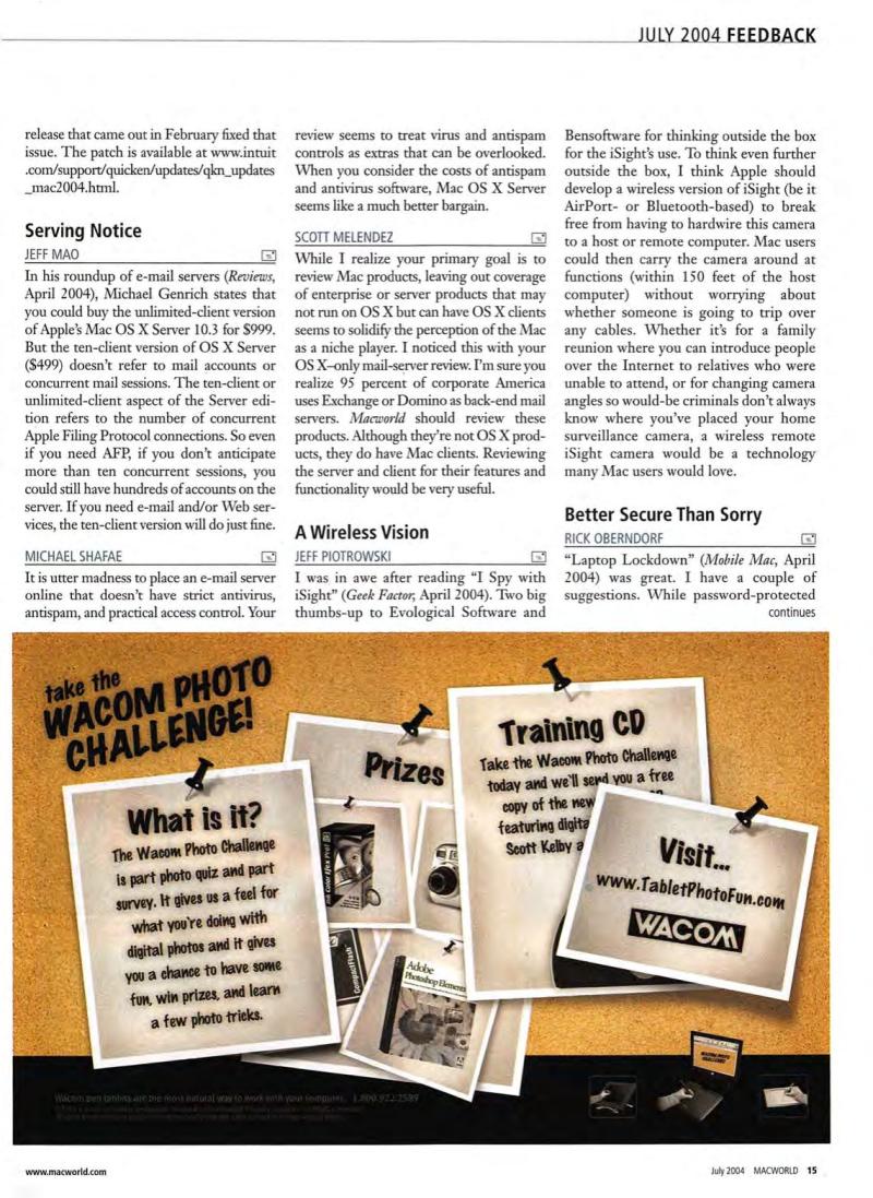 MacWorld0407July2004 — page 17