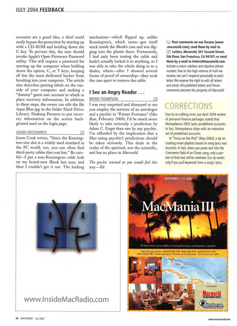 MacWorld0407July2004 — page 18