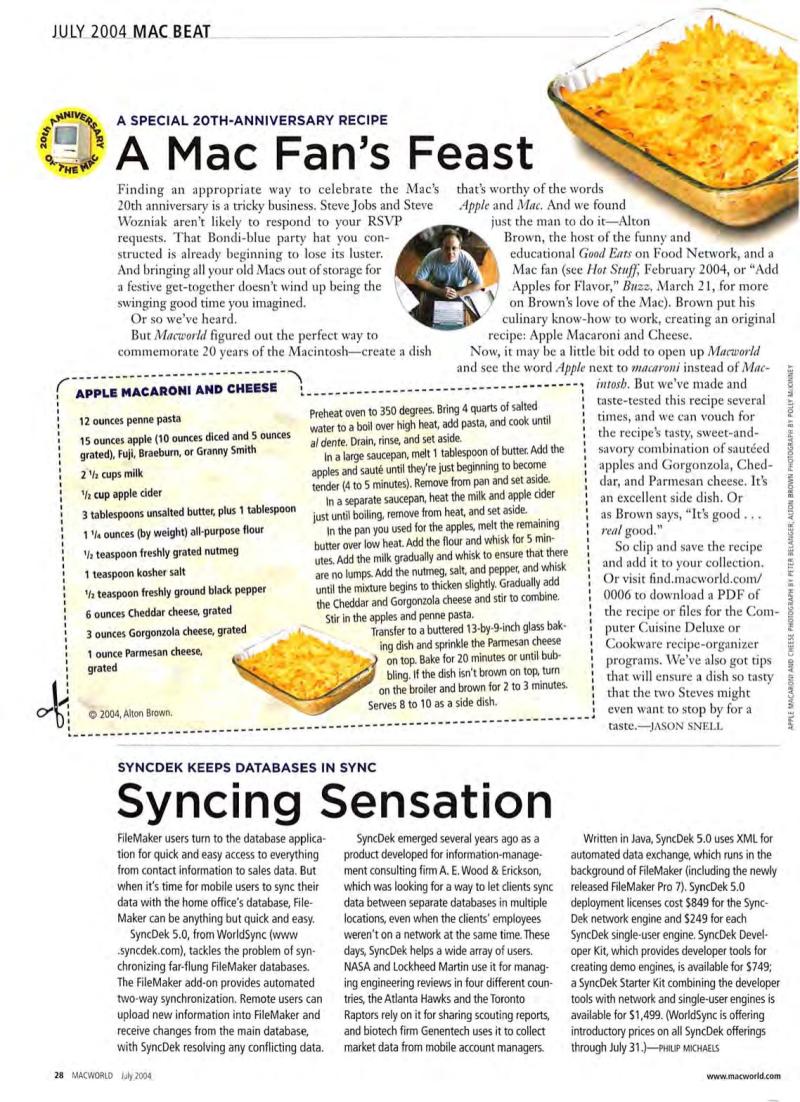 MacWorld0407July2004 — page 30