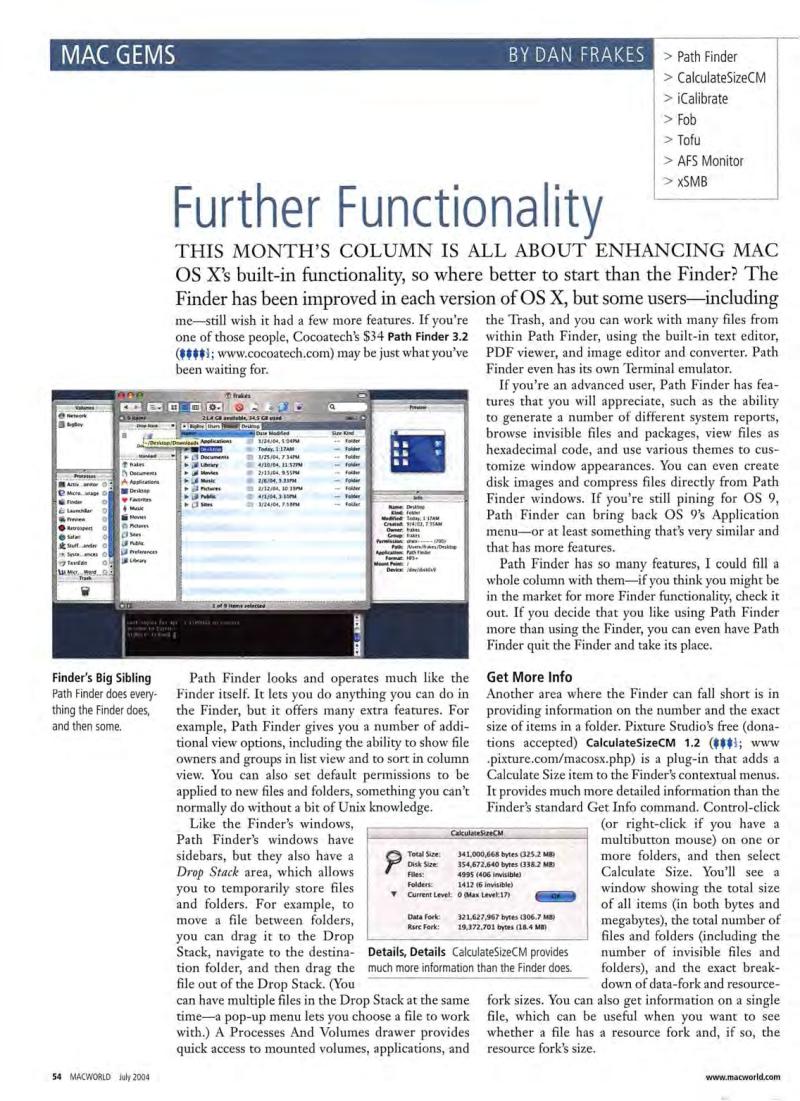 MacWorld0407July2004 — page 56