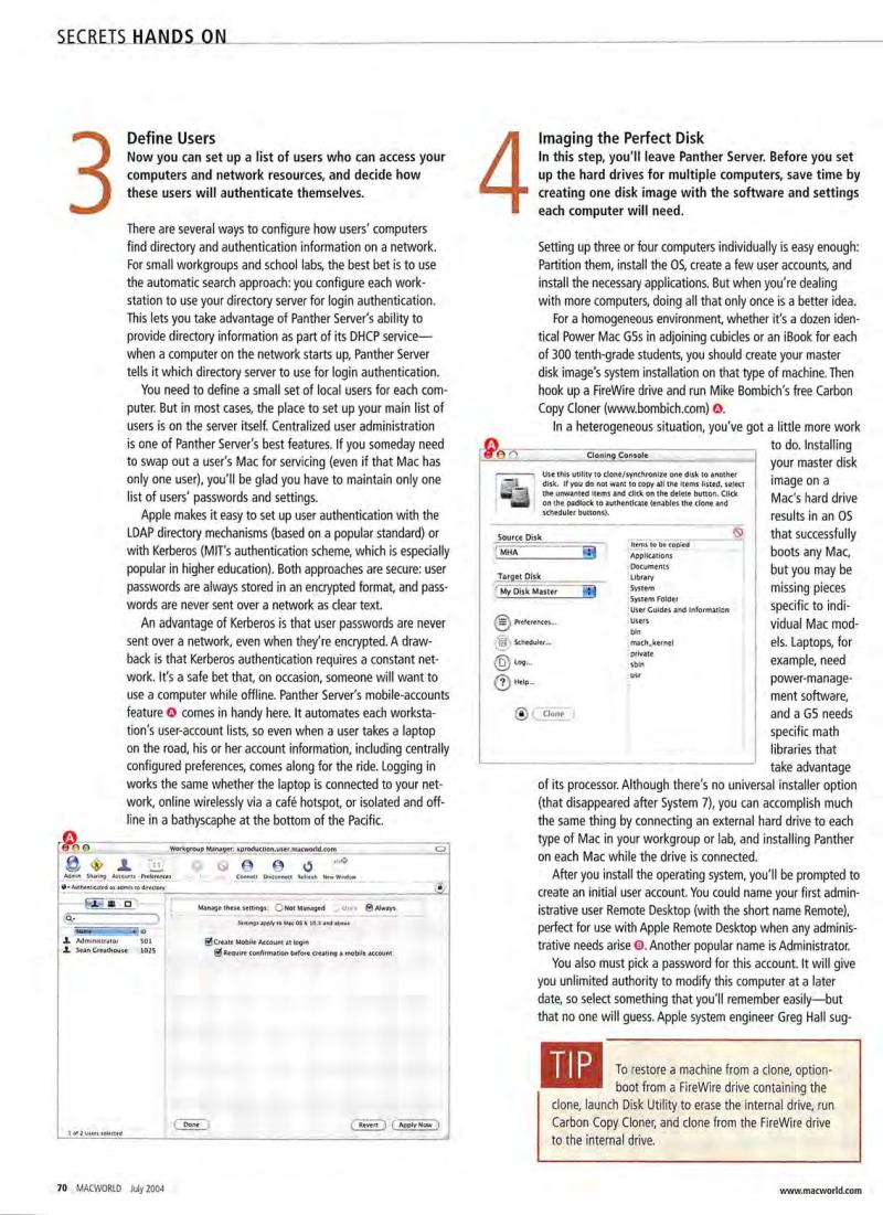 MacWorld0407July2004 — page 72
