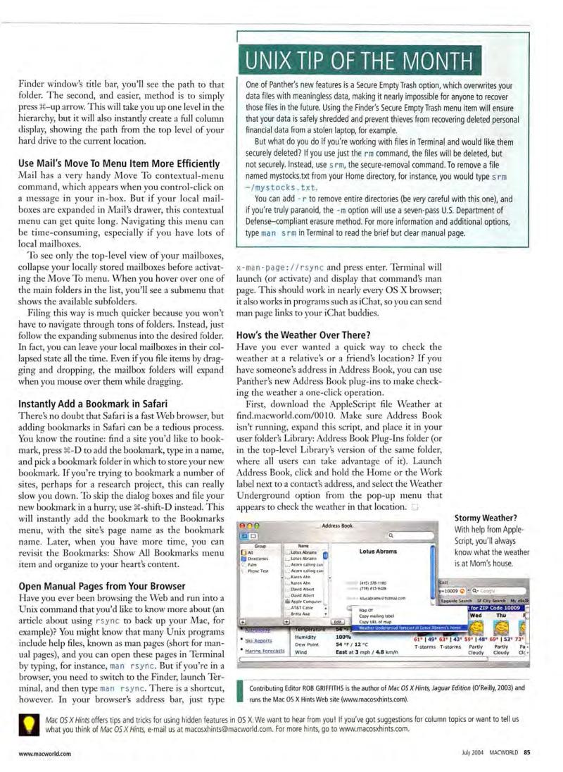 MacWorld0407July2004 — page 87