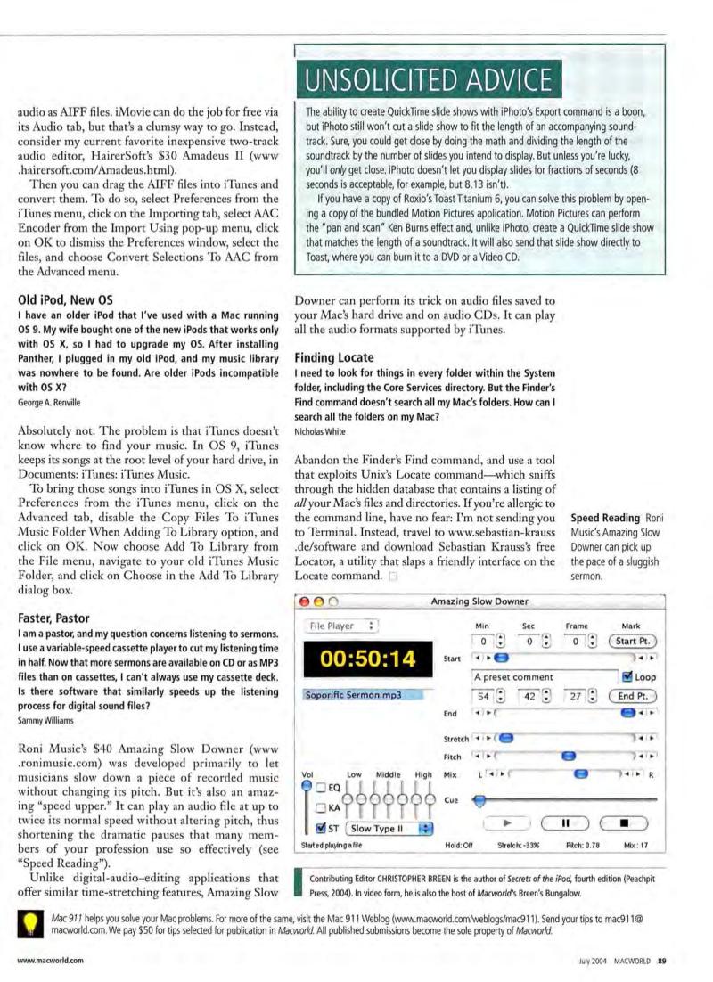 MacWorld0407July2004 — page 91