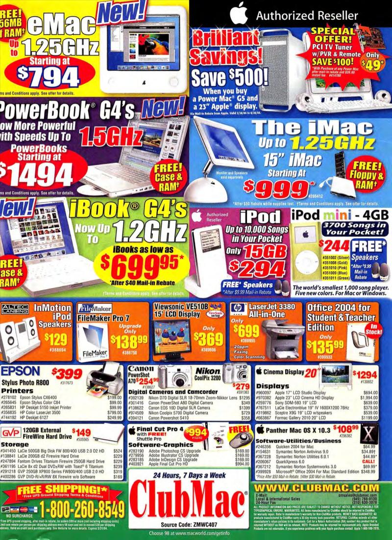 MacWorld0407July2004 — page 95