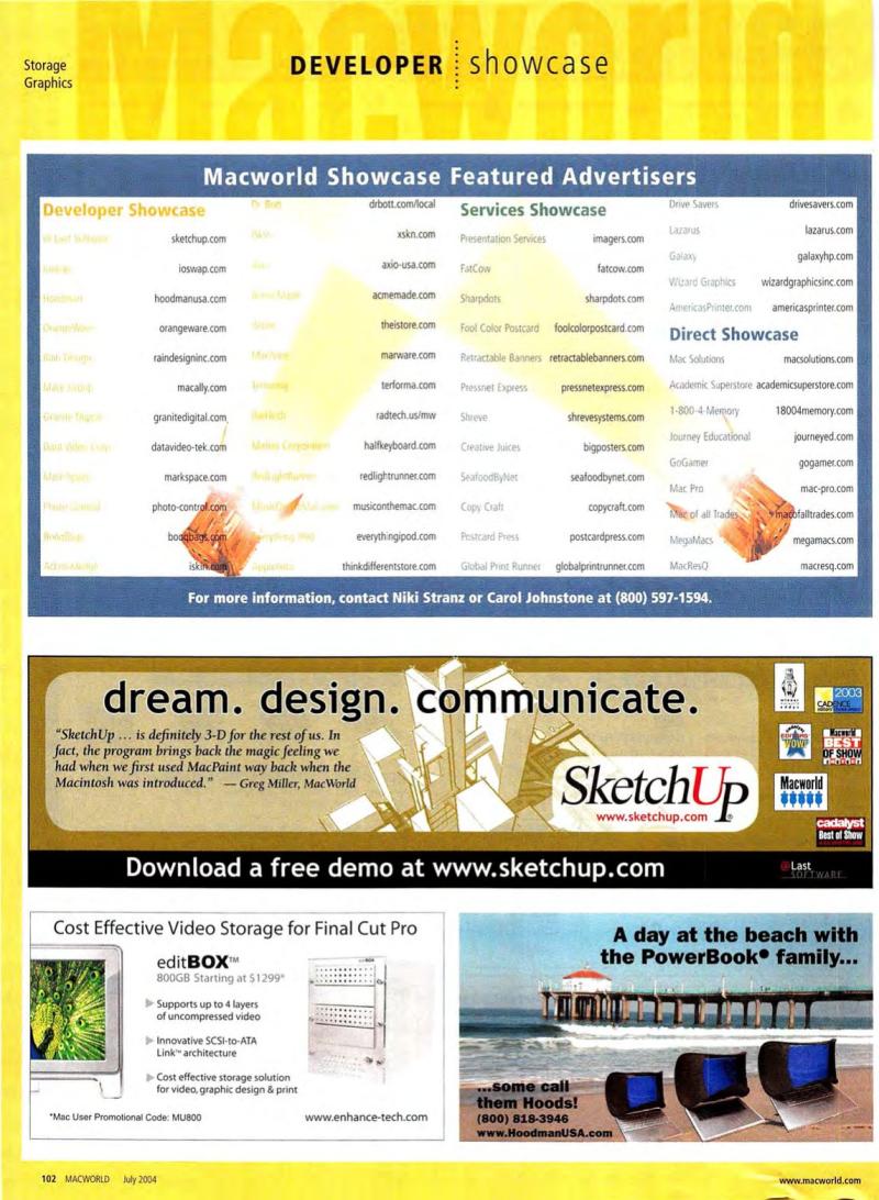 MacWorld0407July2004 — page 108