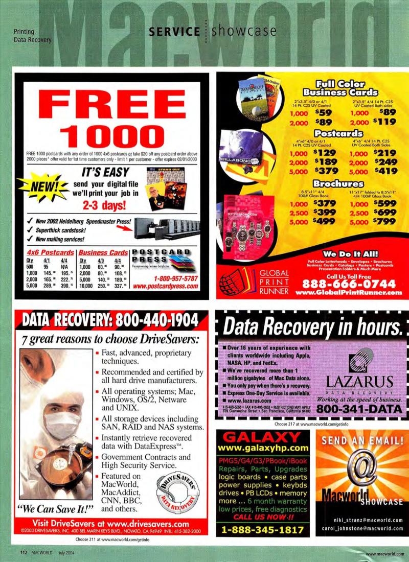 MacWorld0407July2004 — page 118