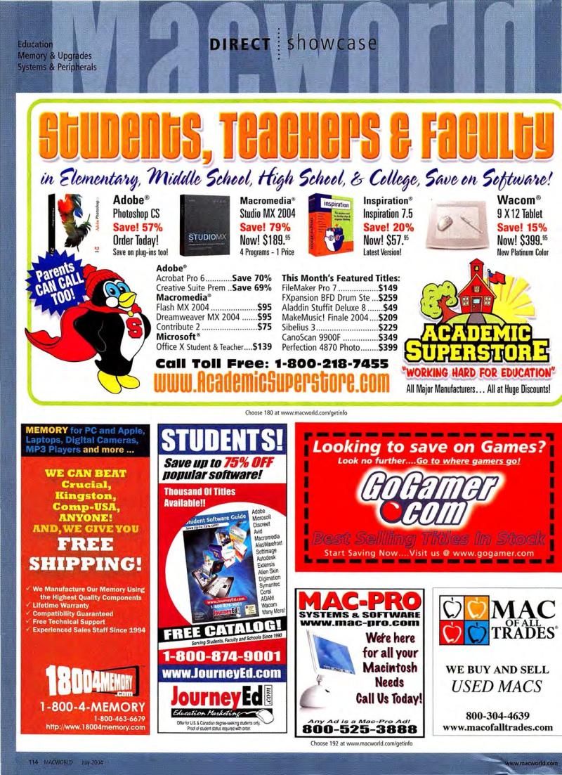 MacWorld0407July2004 — page 120