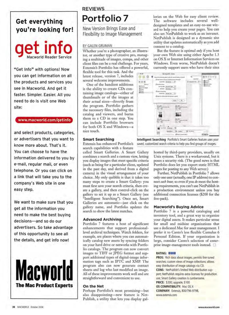 MacWorld0410October2004 — page 40