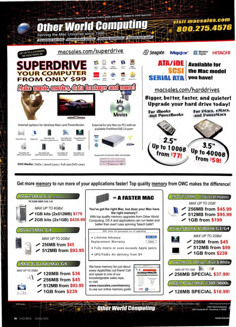MacWorld0410October2004 — page 100