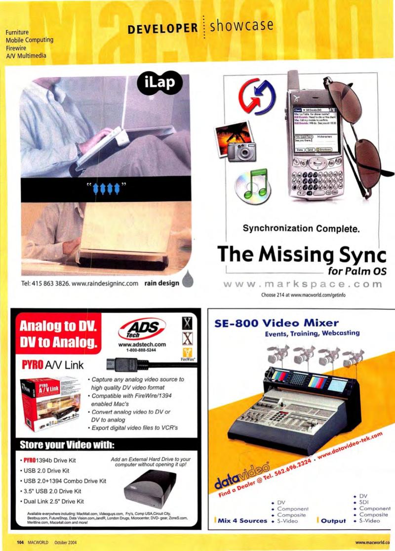 MacWorld0410October2004 — page 106