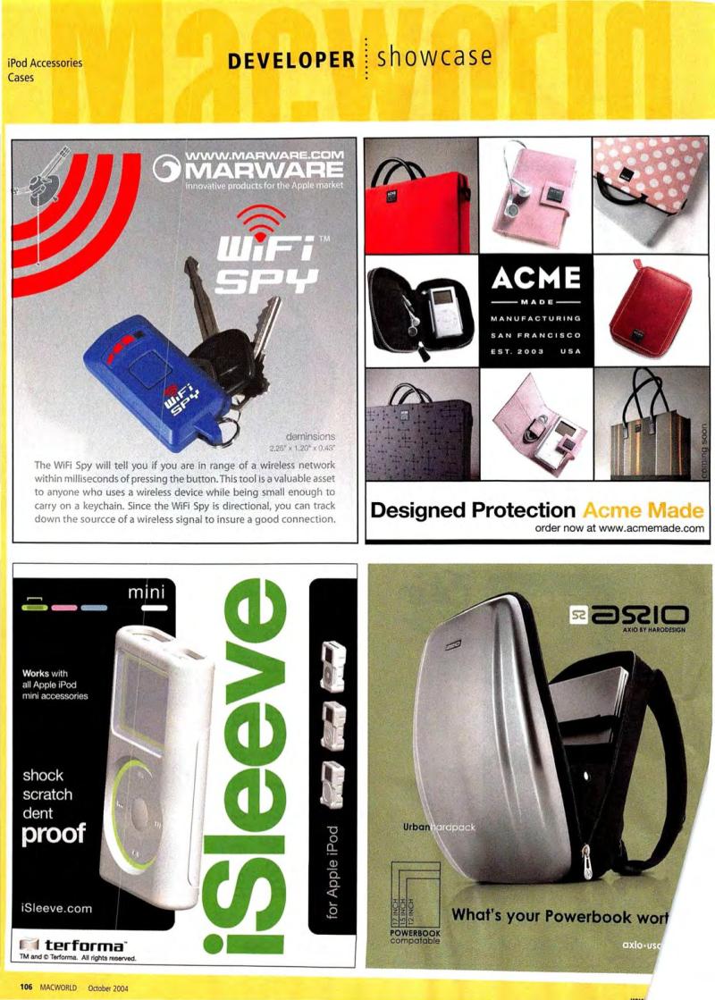 MacWorld0410October2004 — page 108