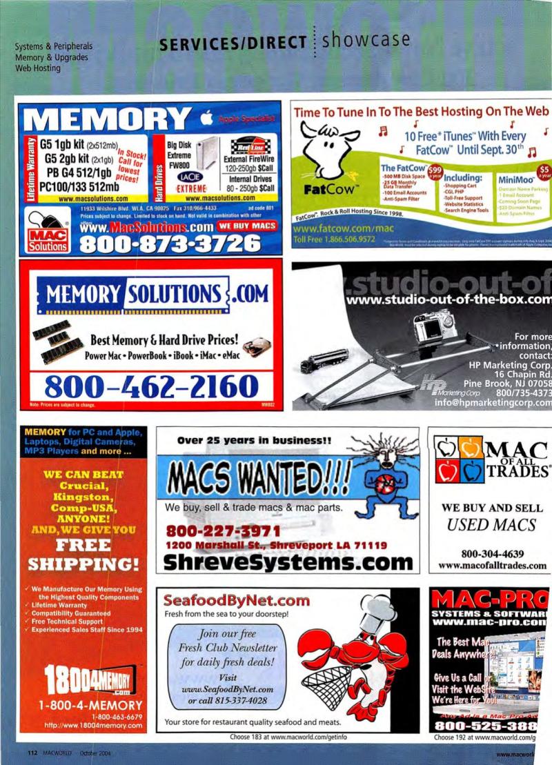 MacWorld0410October2004 — page 114