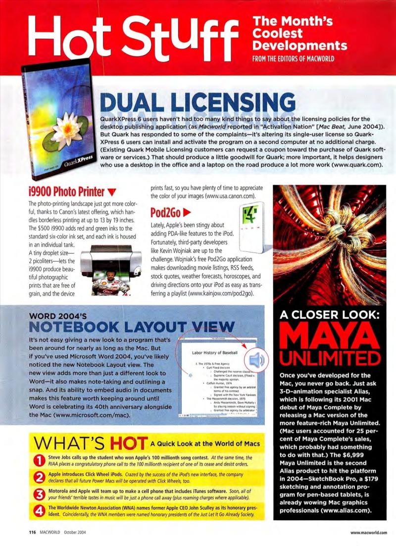 MacWorld0410October2004 — page 118