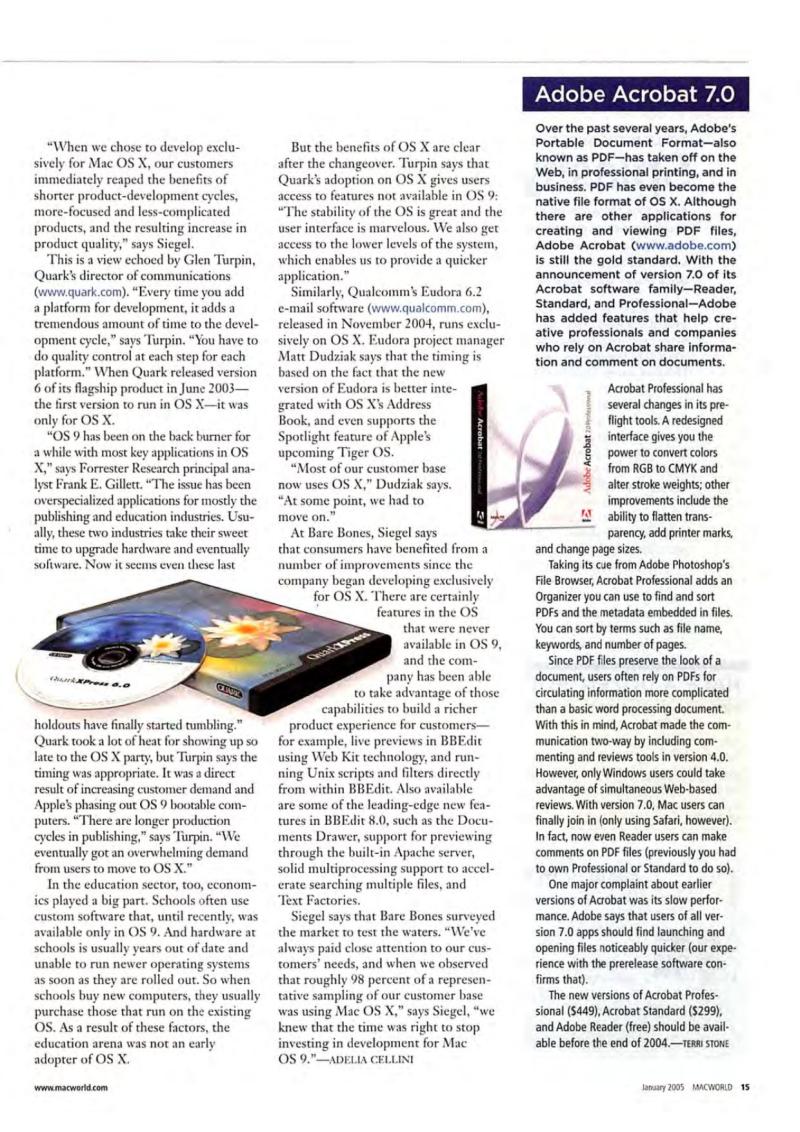 MacWorld0501January2005 — page 17