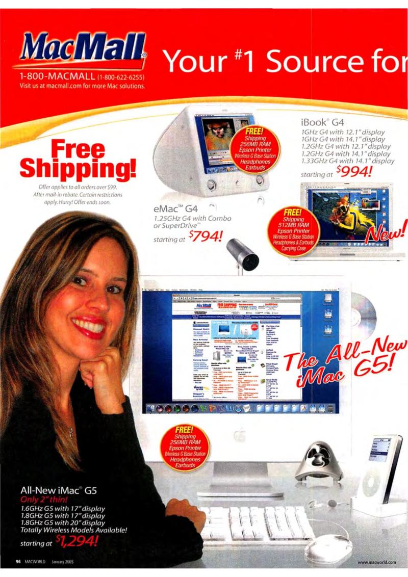 MacWorld0501January2005 — page 98