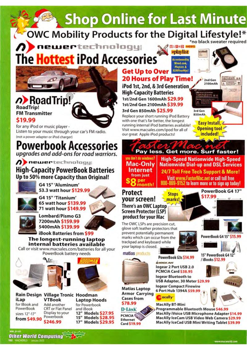 MacWorld0501January2005 — page 104