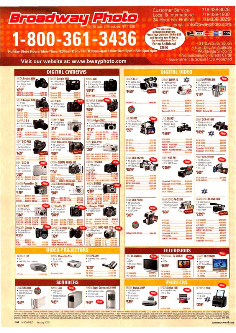 MacWorld0501January2005 — page 106