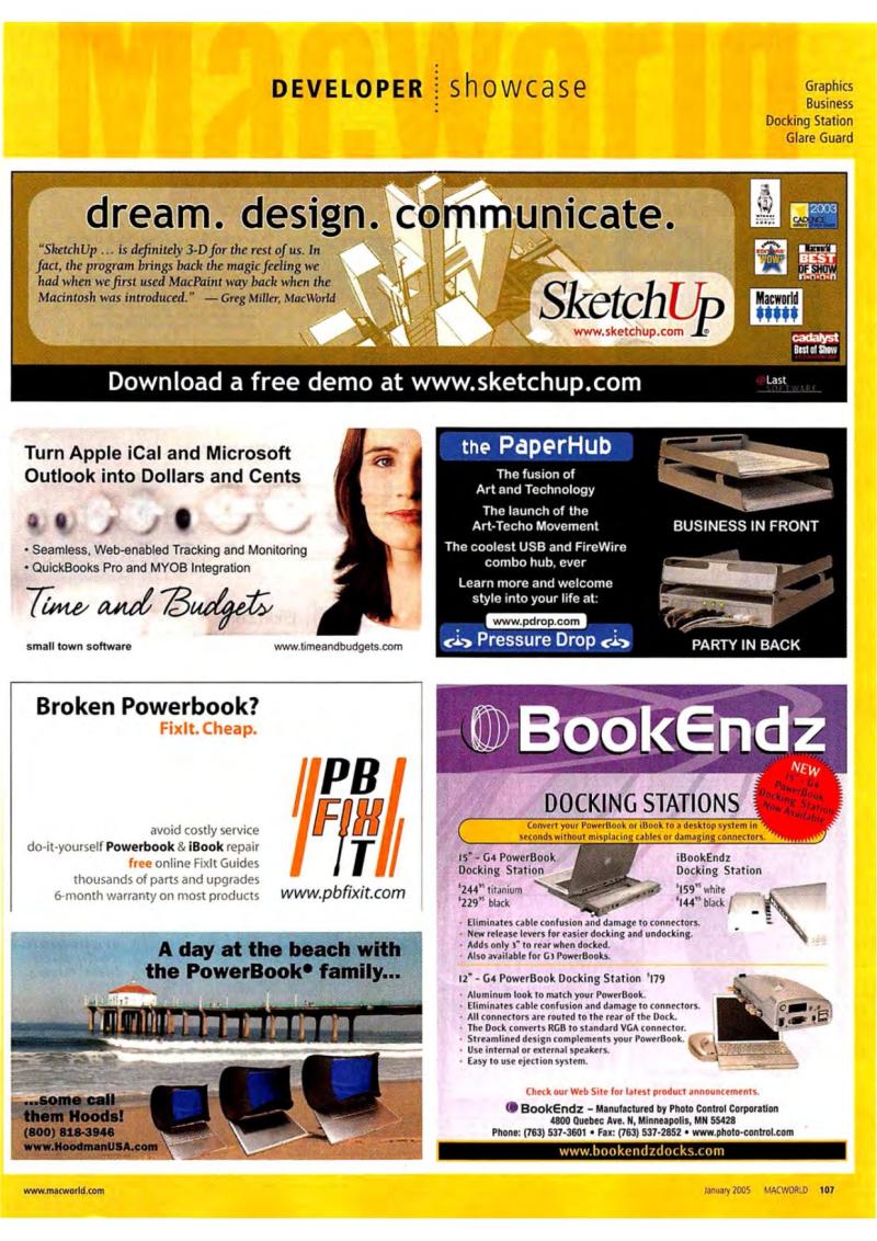MacWorld0501January2005 — page 109