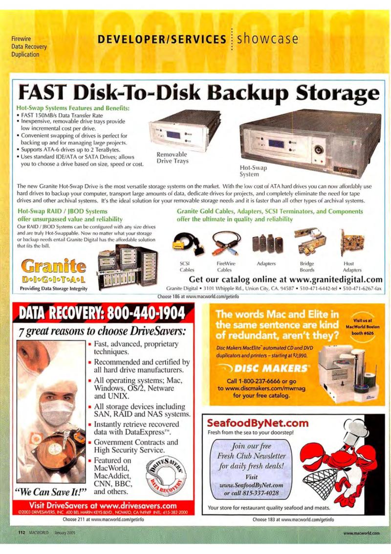 MacWorld0501January2005 — page 114