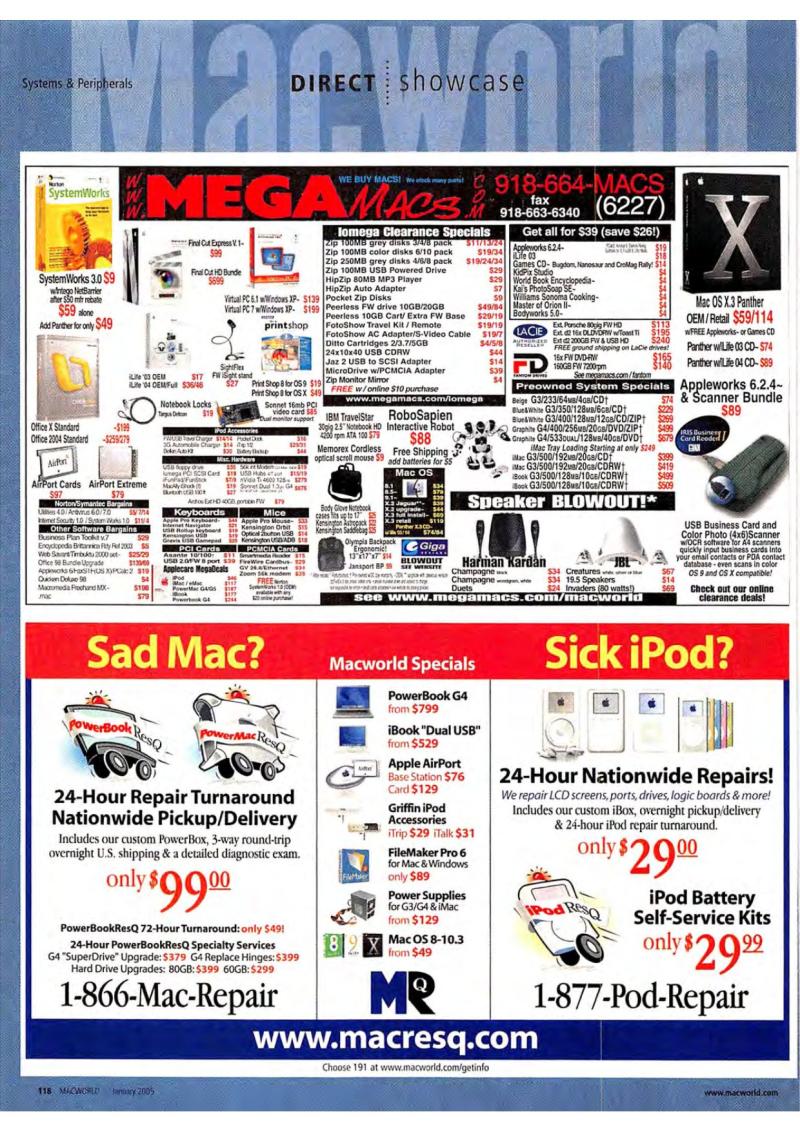 MacWorld0501January2005 — page 120