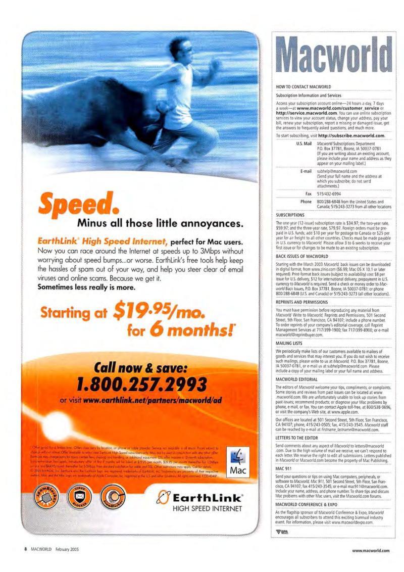 MacWorld0502February2005 — page 10