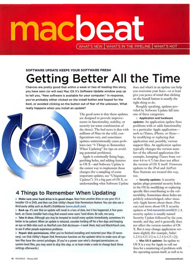 MacWorld0502February2005 — page 16